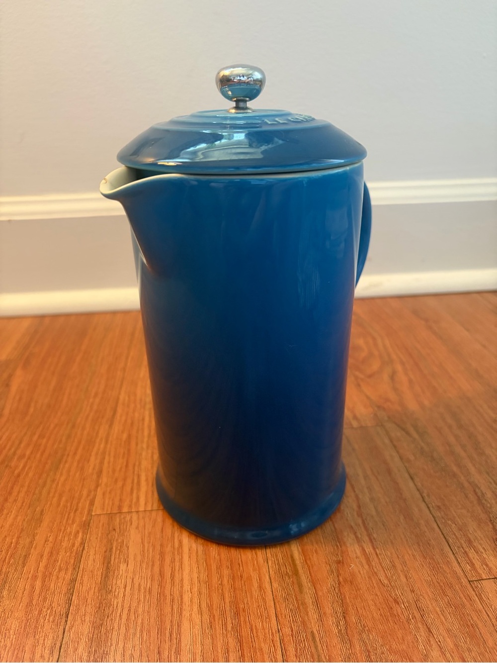 Le Creuset Marseille Blue french press
